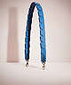 COACH®,REMADE LINKED HANGTAG STRAP,Blue,Front View