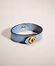 COACH®,REMADE TURNLOCK BRACELET,Nappa leather,Mini,Blue/Multi,Front View