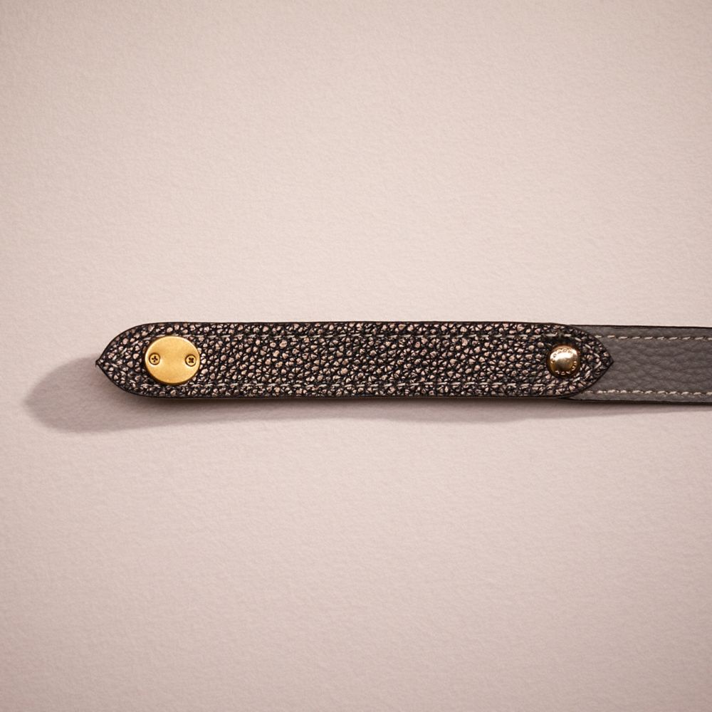 COACH®,【REMADE】ターンロック ブレスレット,COACH (RE)LOVED,ﾌﾞﾗｯｸ/ｸﾞﾚｰ