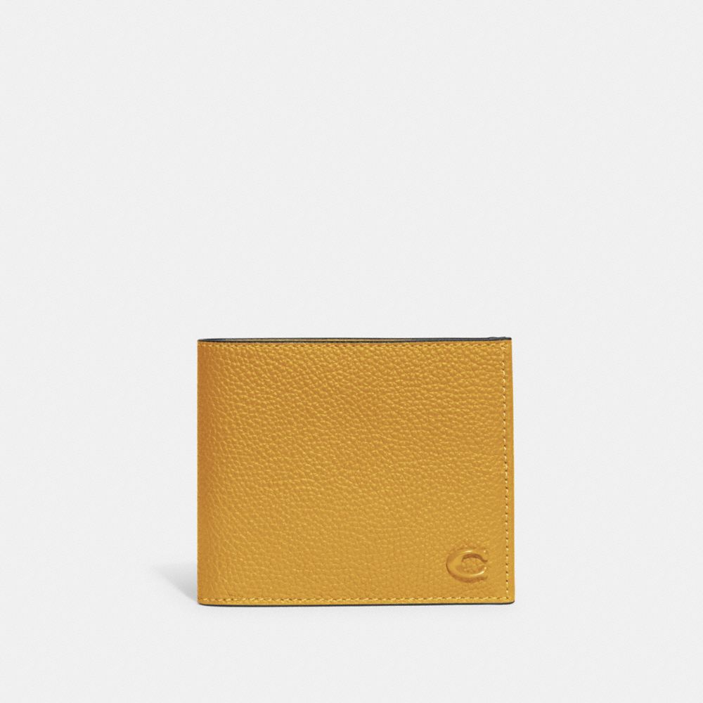 Pre-owned Louis Vuitton Zippy Yellow Leather Wallet