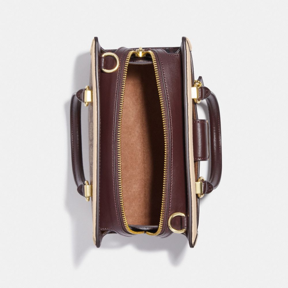 COACH®,Grace Carryall In Signature Canvas,,Inside View,Top View