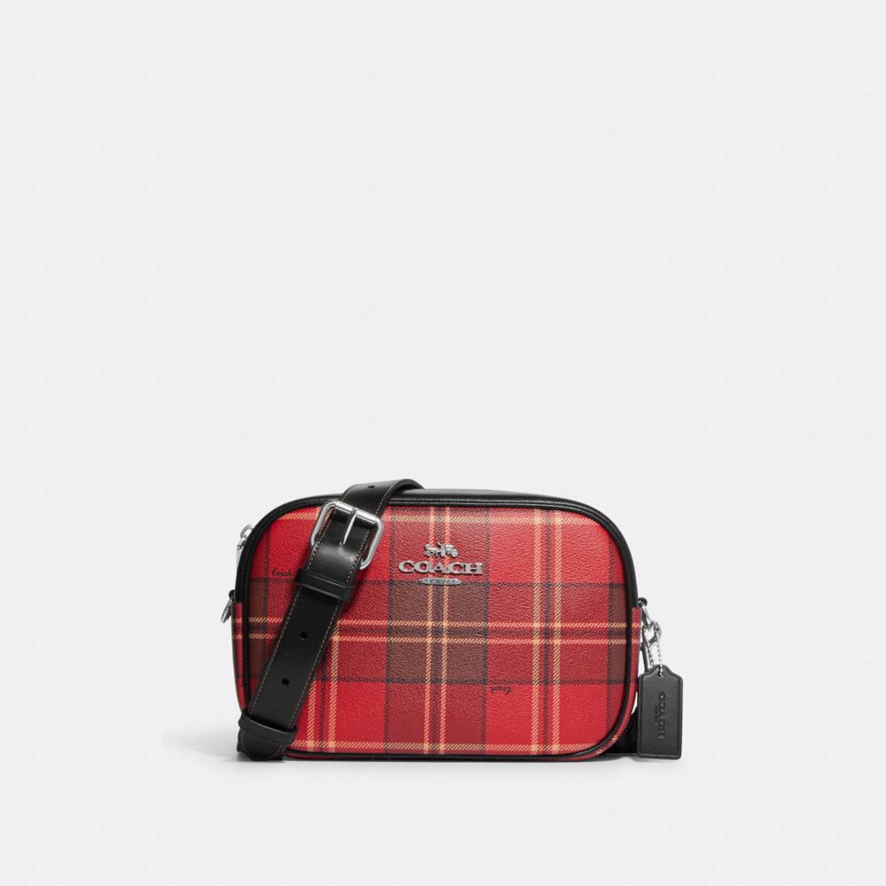 Coach plaid crossbody sale