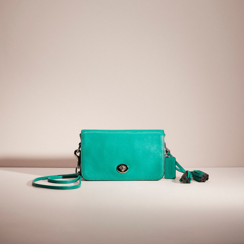 Coach turnlock shoulder online bag emerald