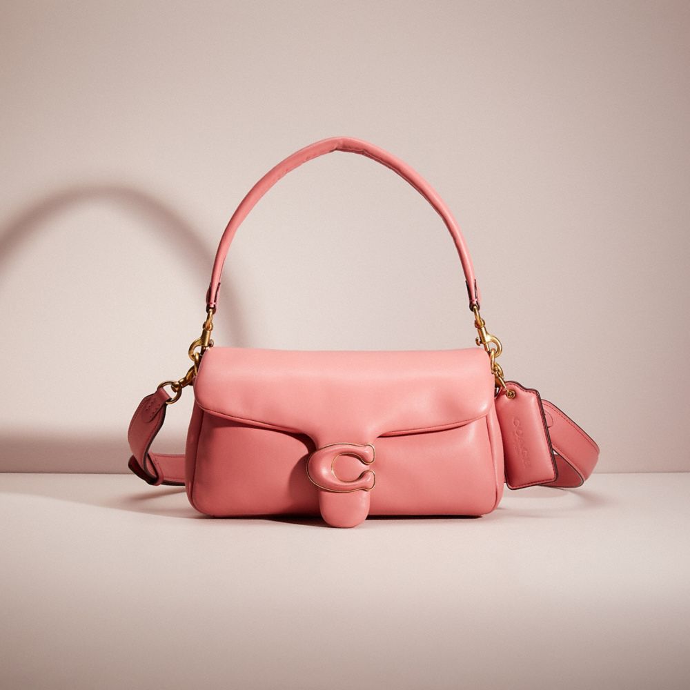 COACH Tabby Pillow Bag In Taffy Pink Leather