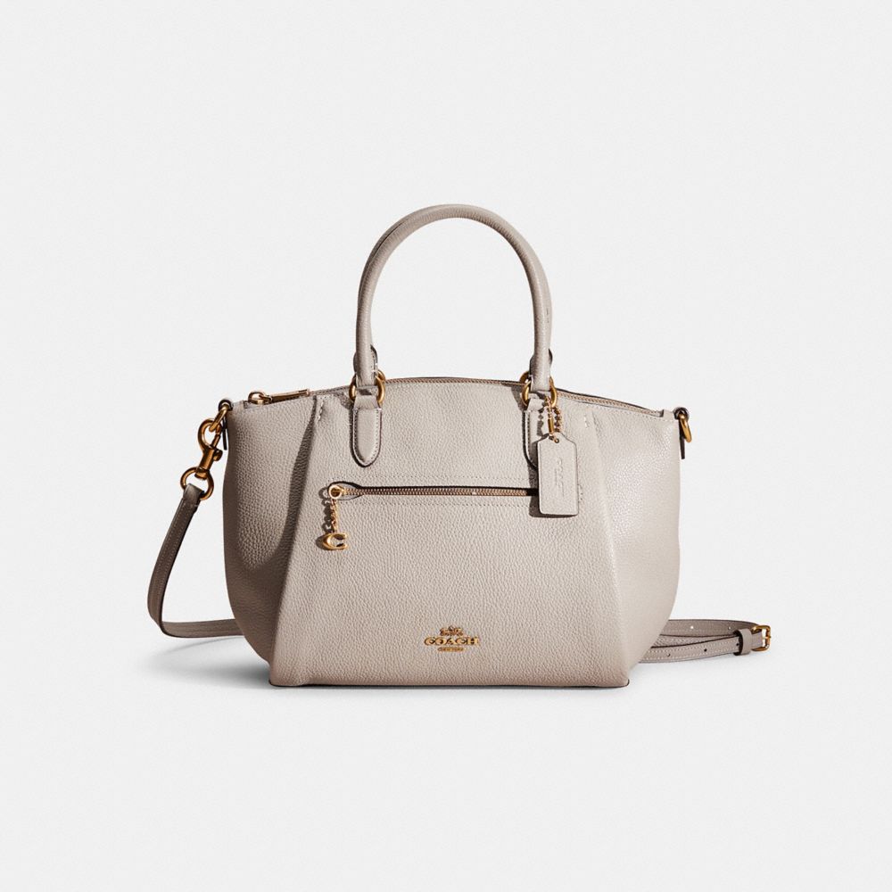 Coach elise sale leather satchel bag