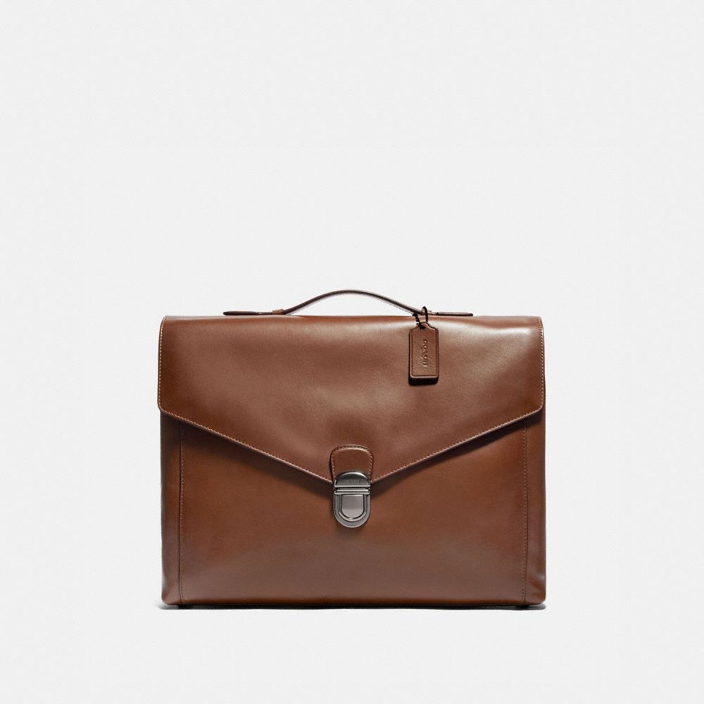 COACH®,Restored Metropolitan Soft Push Lock Brief,,Front View