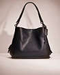 COACH®,RESTORED DALTON 31,Polished Pebble Leather,Medium,Gunmetal/Black,Front View