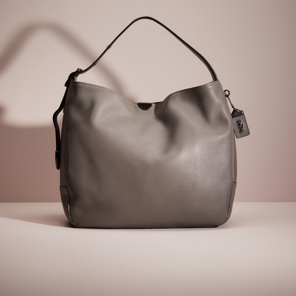 Coach grey store hobo bag