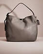 COACH®,RESTORED BEDFORD HOBO,Smooth Leather,Pewter/Heather Grey,Front View