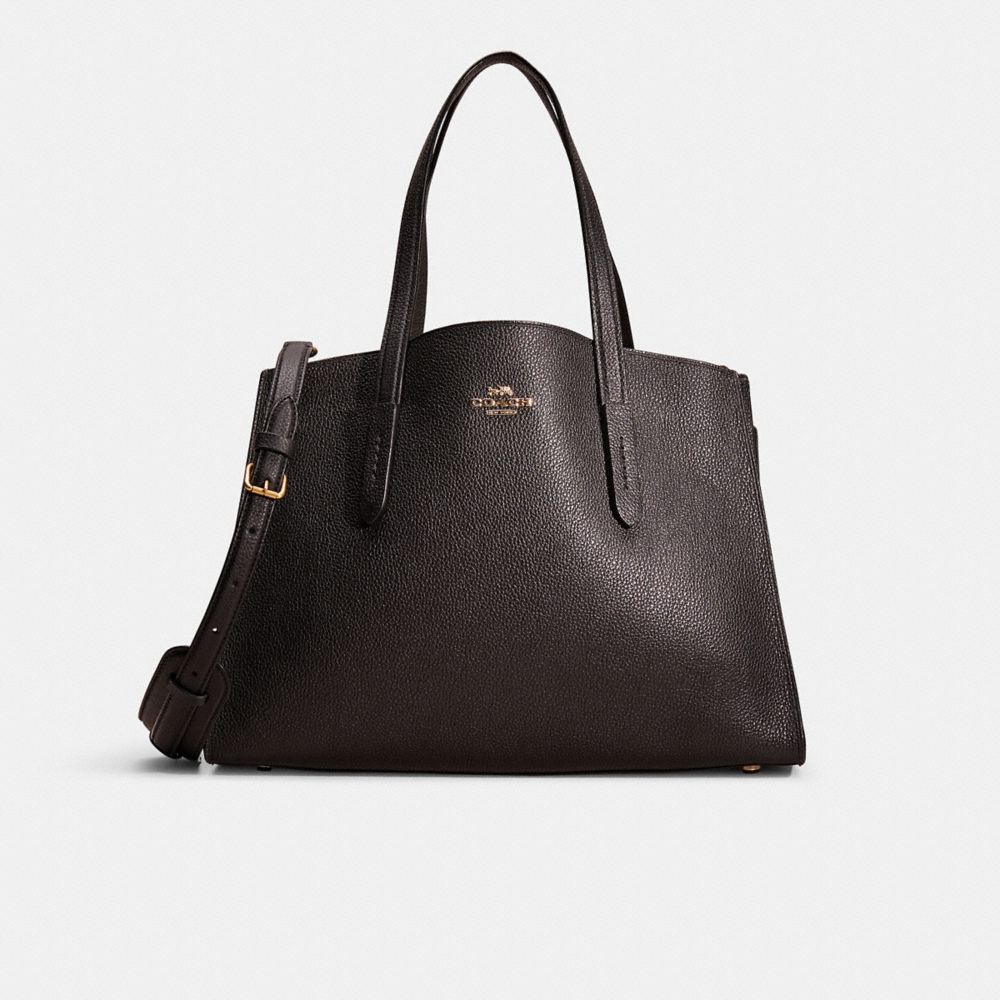 Coach leather charlie hot sale 27 carryall