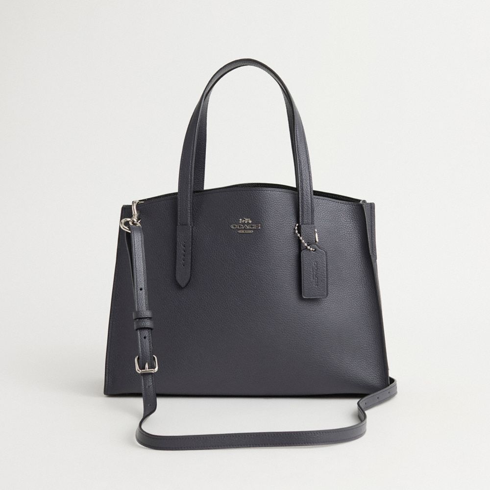 Silver Midnight Navy Restored Charlie Carryall