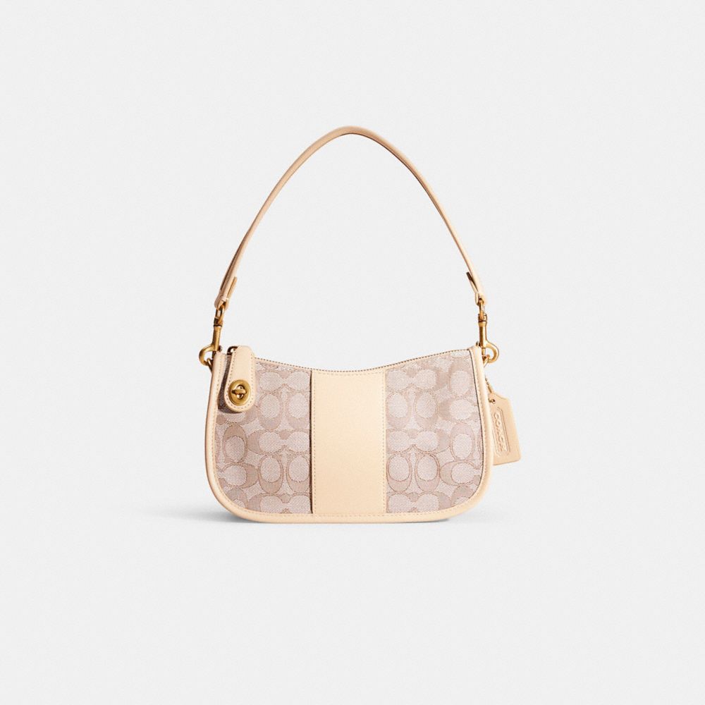 Coach swinger bag discount in signature jacquard