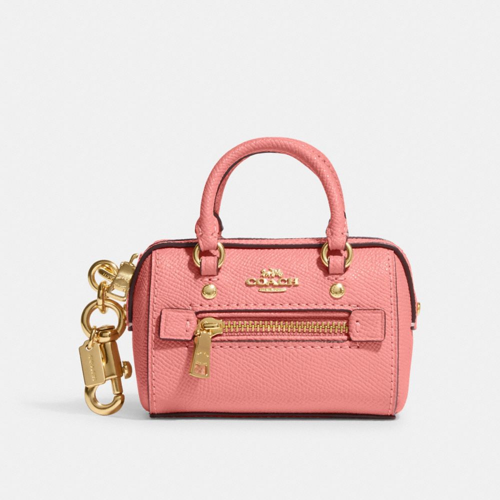 Mini Rowan Satchel Bag Charm In Signature Canvas