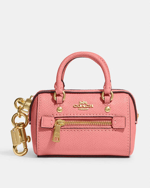 Coach Mini Rowan Satchel Bag Charm In Signature Canvas - $80 New With Tags  - From Juli