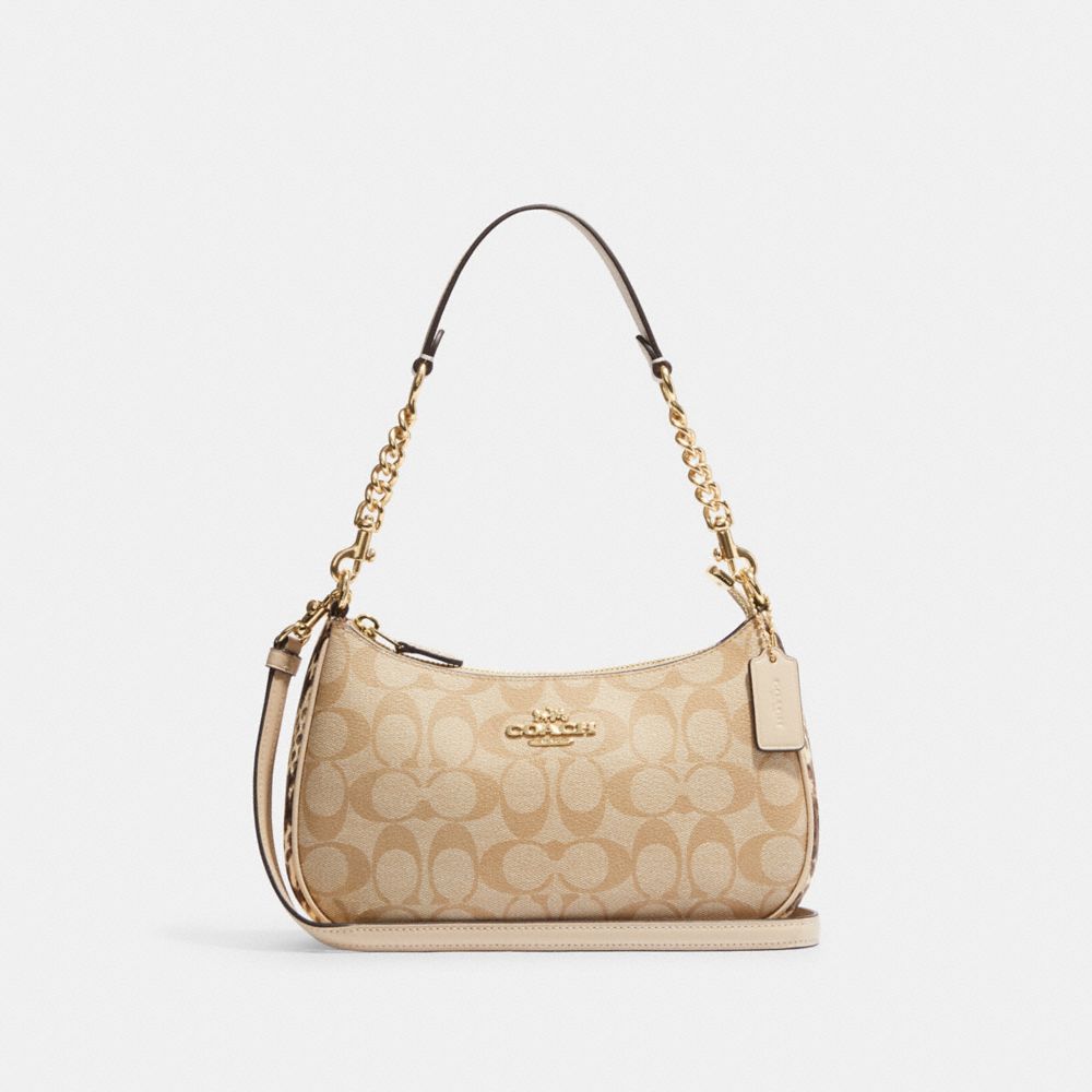 COACH®  Teri Shoulder Bag In Signature Chambray