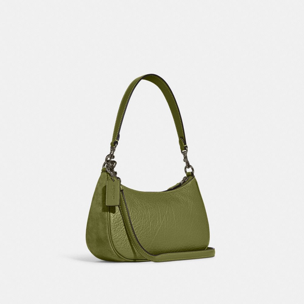 Mini Me Leather/Nickel Shoulder Bag