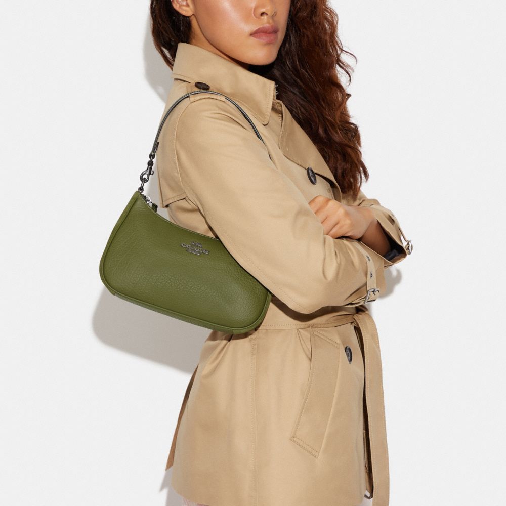Trendy Vintage Style Mini Shoulder Bag With Wide Shoulder Strap