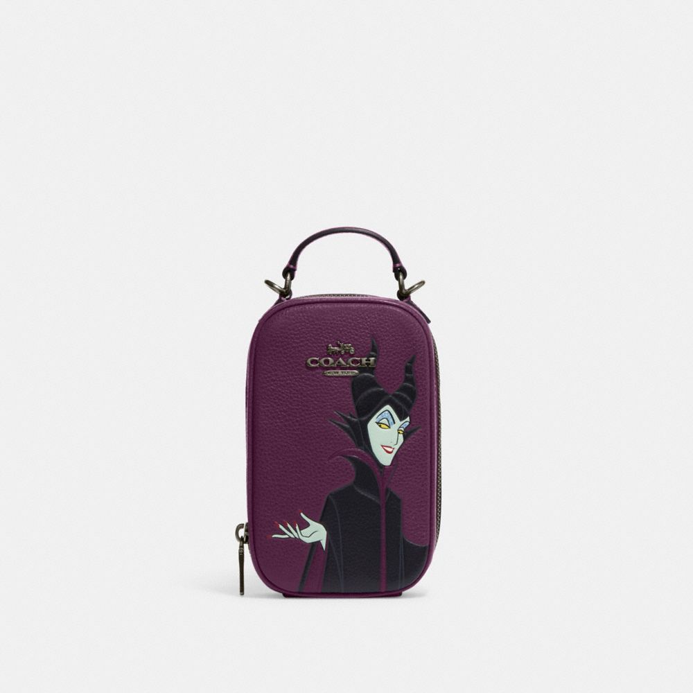 Disney x Coach Box Crossbody With Maleficent Motif Lunchbox Bag