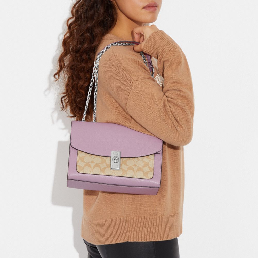 Coach Mini Lane Top Handle In Signature Canvas – Popshop Usa