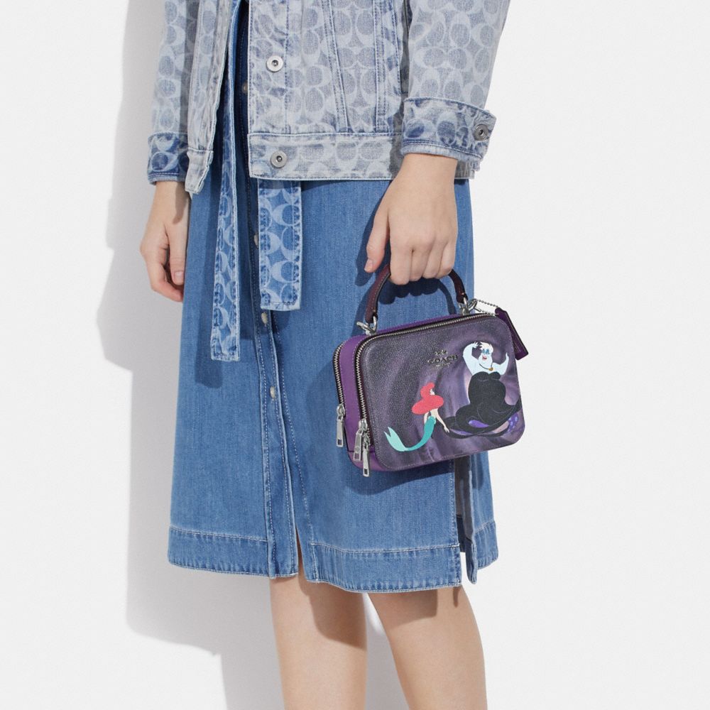 COACH®  Disney X Coach Box Crossbody With Ursula Motif