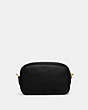 COACH®,CAMERA BAG,Pebble Leather,Small,Brass/Black,Back View