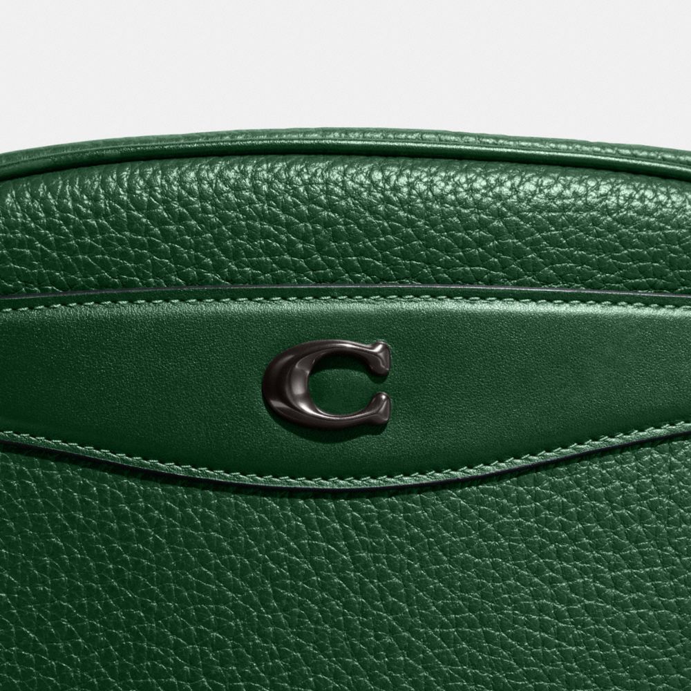 COACH®,Camera Bag,Camera Bag,Metal,Logo,Adjustable,Silver Metal,Casual,,Closer View