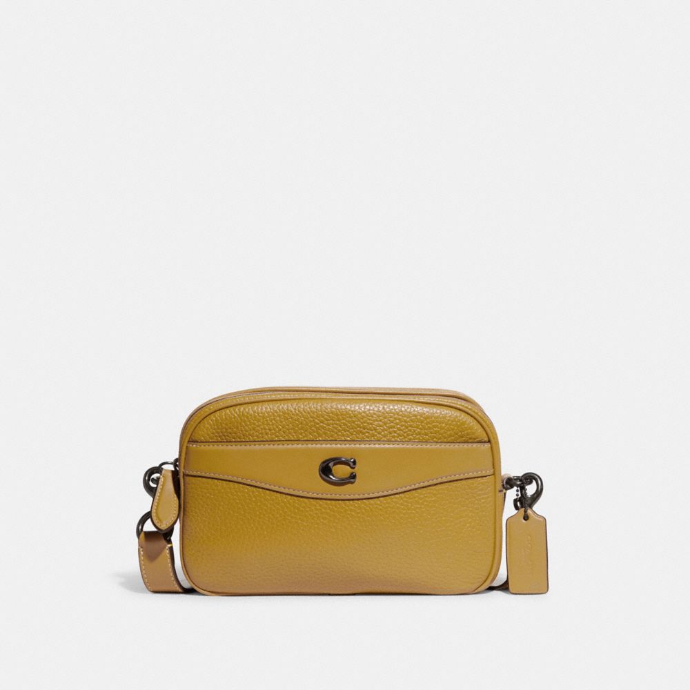 COACH®,CAMERA BAG,Small,Pewter/Flax,Front View image number 0