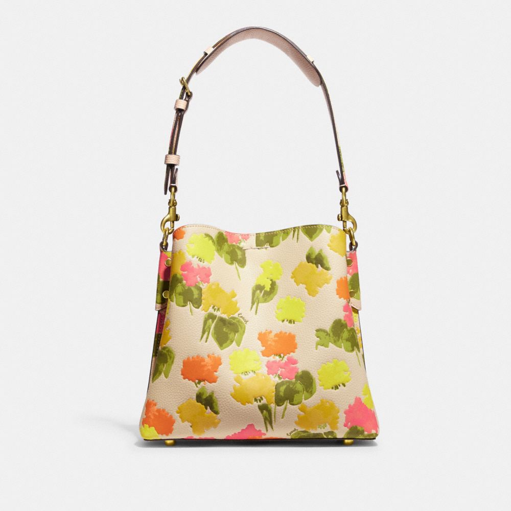 Willow Bucket Bag With Floral Print