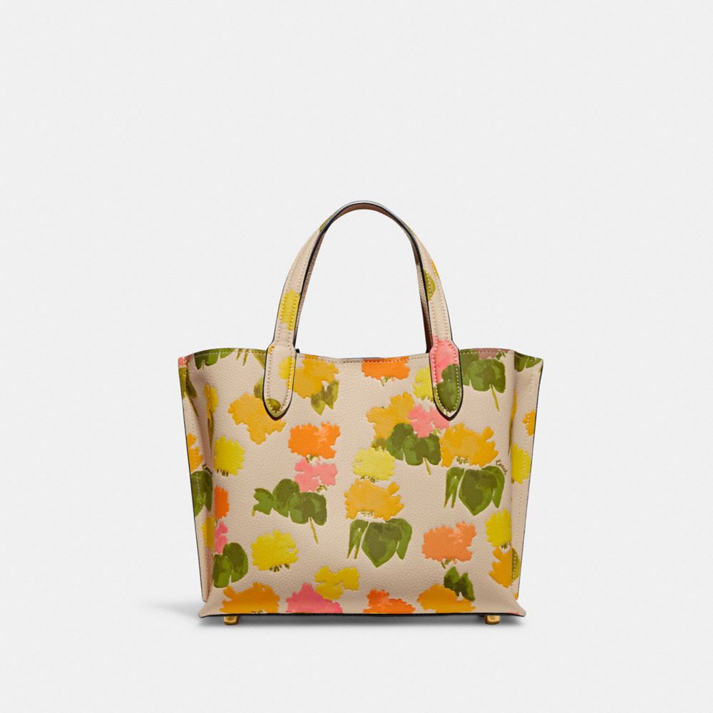 Willow Tote Bag 24 With Floral Print