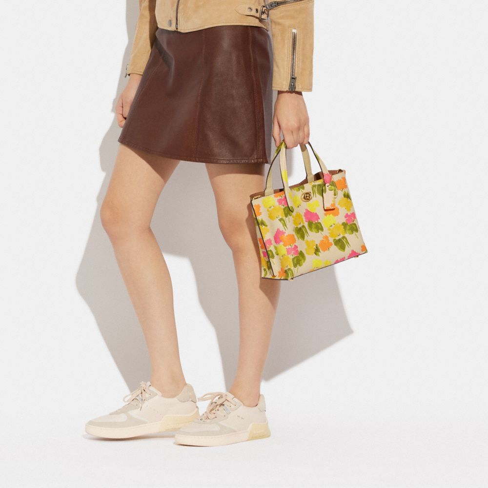 Willow Tote Bag 24 With Floral Print