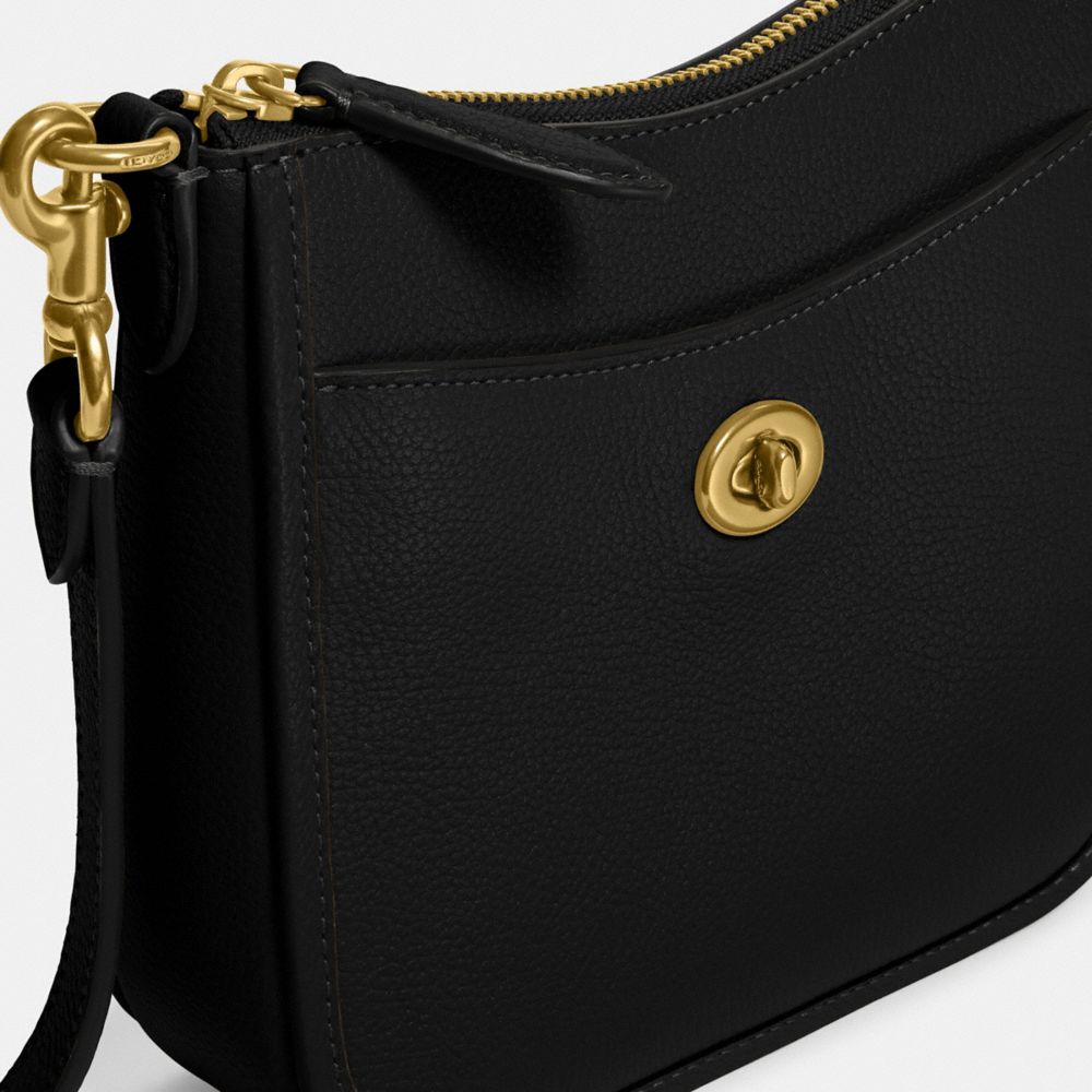 Black coach crossbody on sale bag