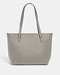 COACH®,TAYLOR TOTE,Large,Brass/Dove Grey,Back View