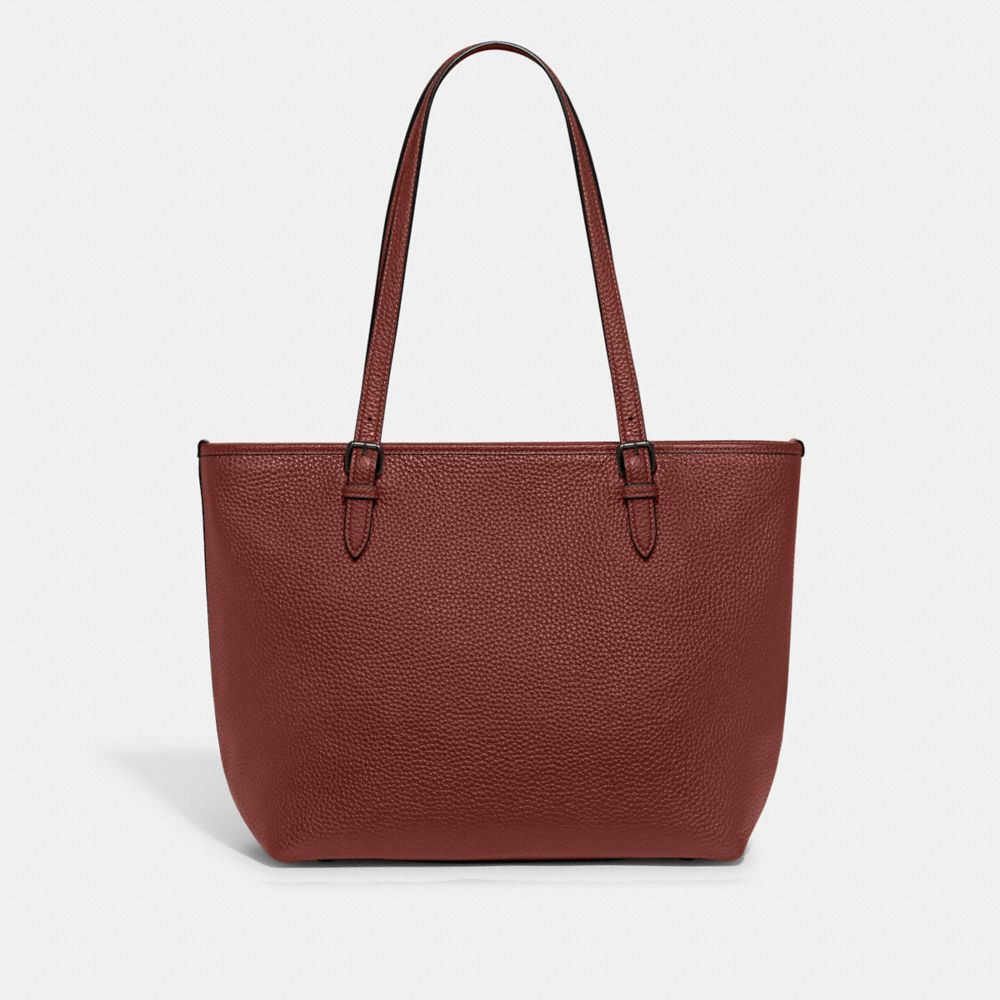 Coach taylor tote on sale in pebble leather