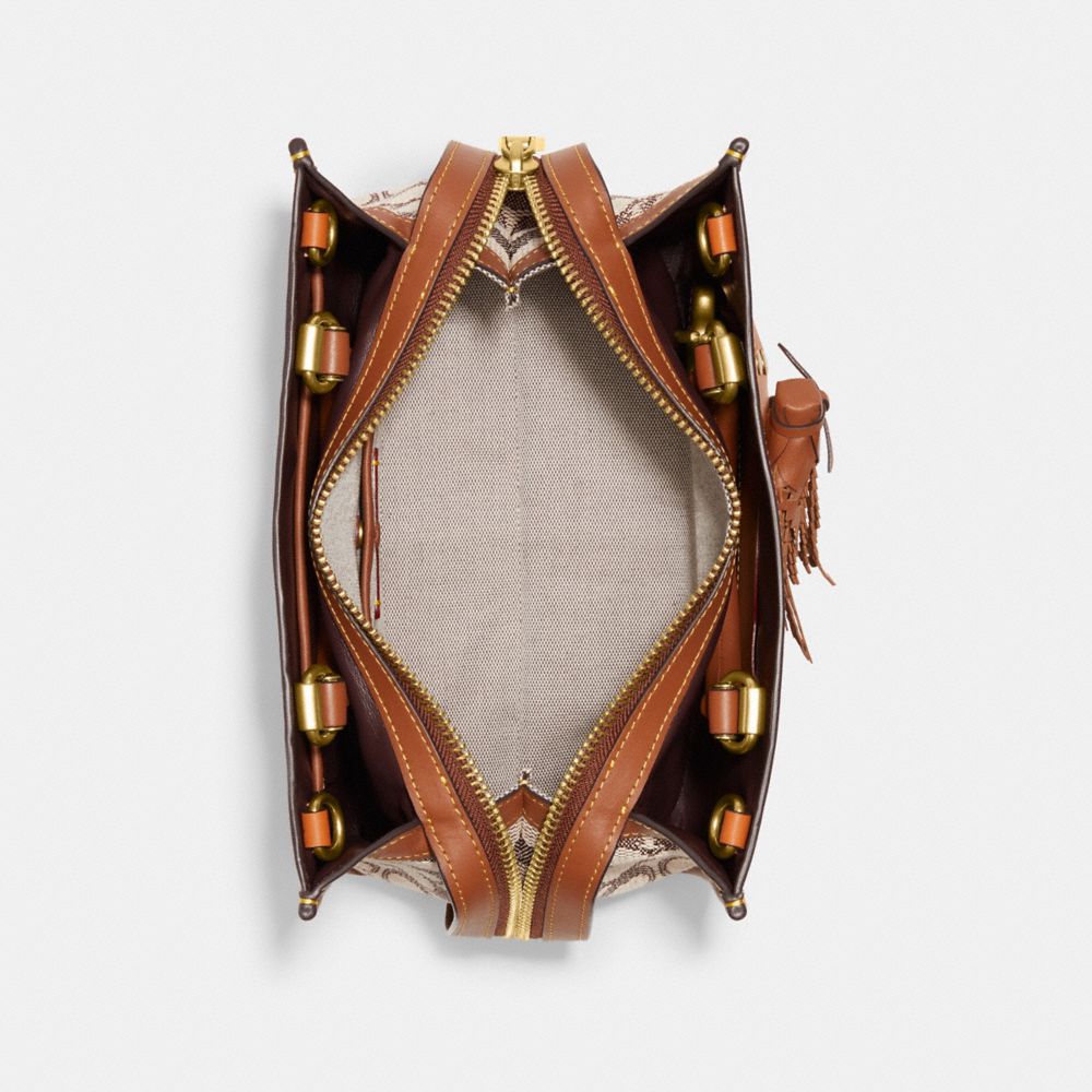 COACH®,【コーチーズ】ローグ 25・シグネチャー テキスタイル ジャカード・ドリーミー,ショルダーバッグ,