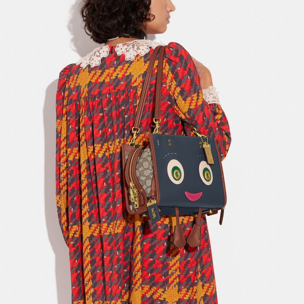 美品☆COACH・ベルト付き 裏地シグネチャー柄 アンゴラ混 コート(XS) - メルカリ
