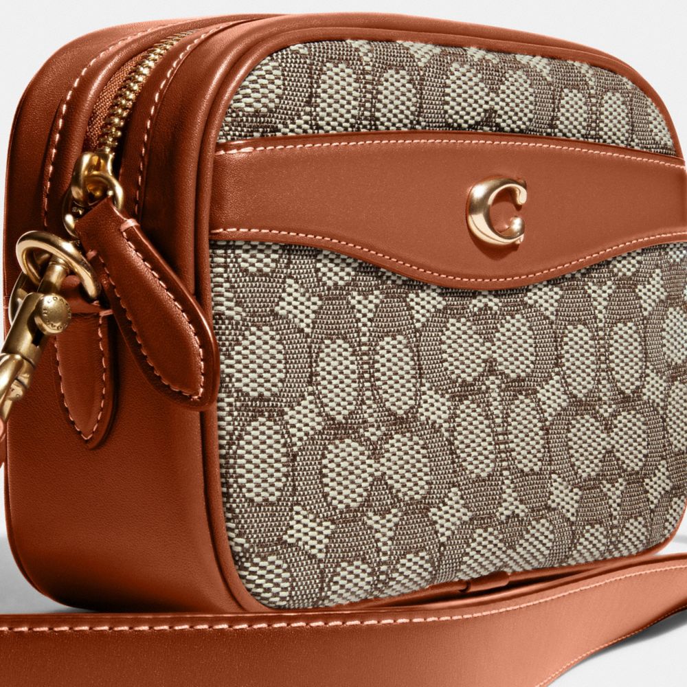 COACH Camera Bag In Signature Textile Jacquard