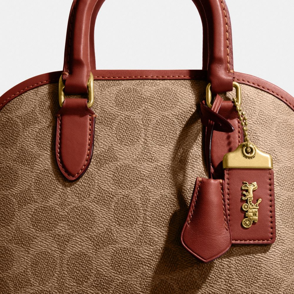 COACH®,Revel Bag In Signature Canvas,,Closer View