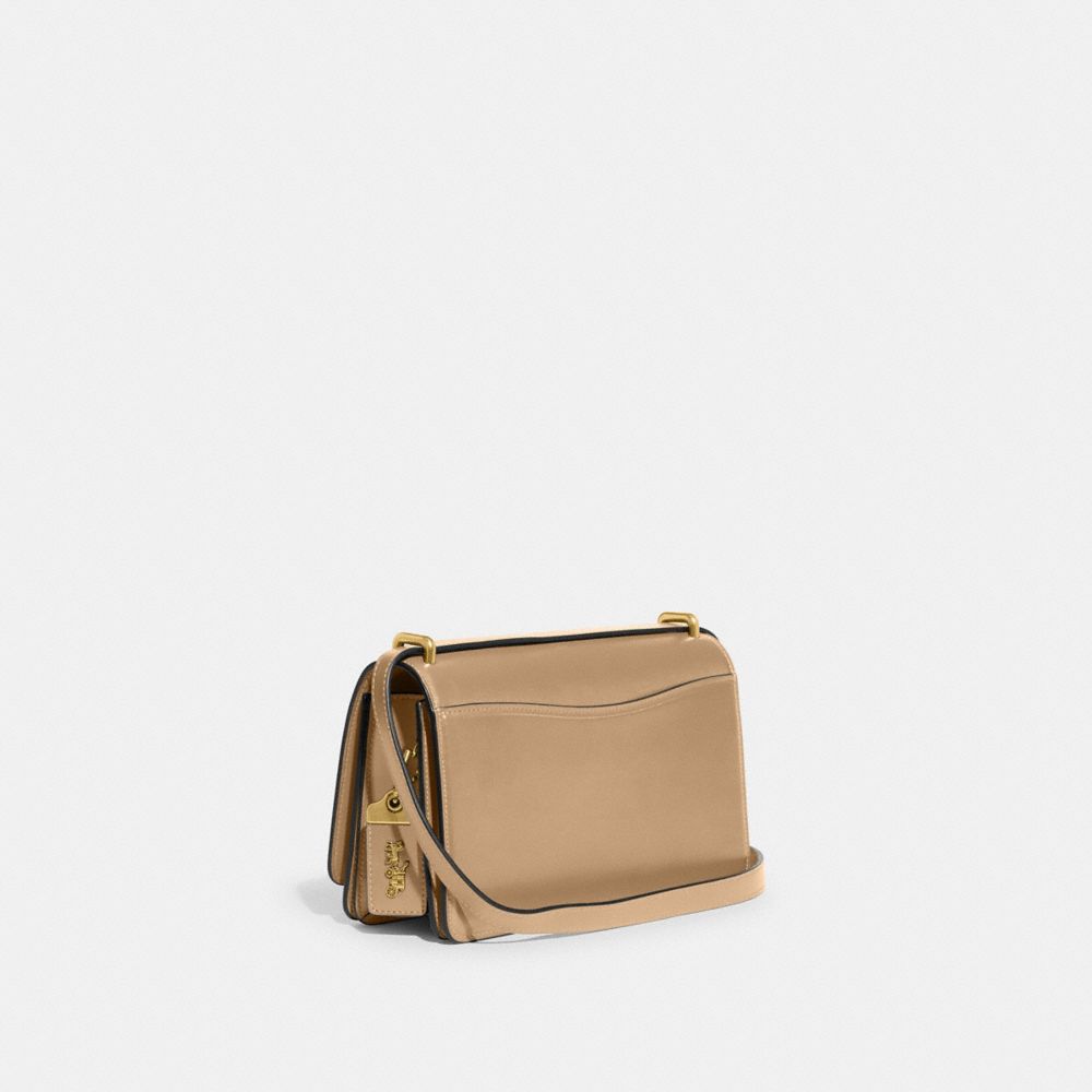 COACH®,Bandit Shoulder Bag,Calfskin Leather,Shoulder Bag,Logo,Metal,Adjustable,Gold Metal,Casual,,Angle View