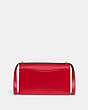COACH®,BANDIT SHOULDER BAG,Luxe Refined Calf Leather,Small,Brass/Bold Red,Back View