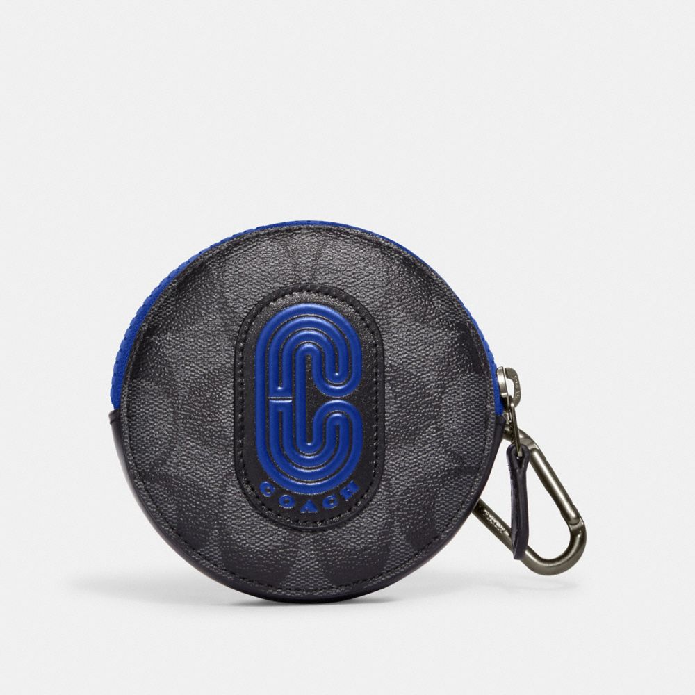 Coach round 2024 coin case