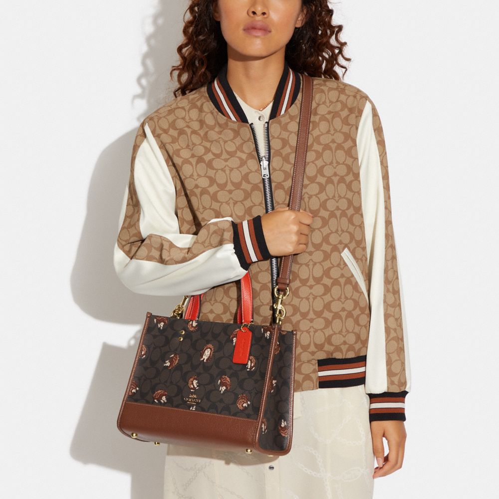 Dempsey Carryall Bag In Signature Canvas With Hedgehog Print