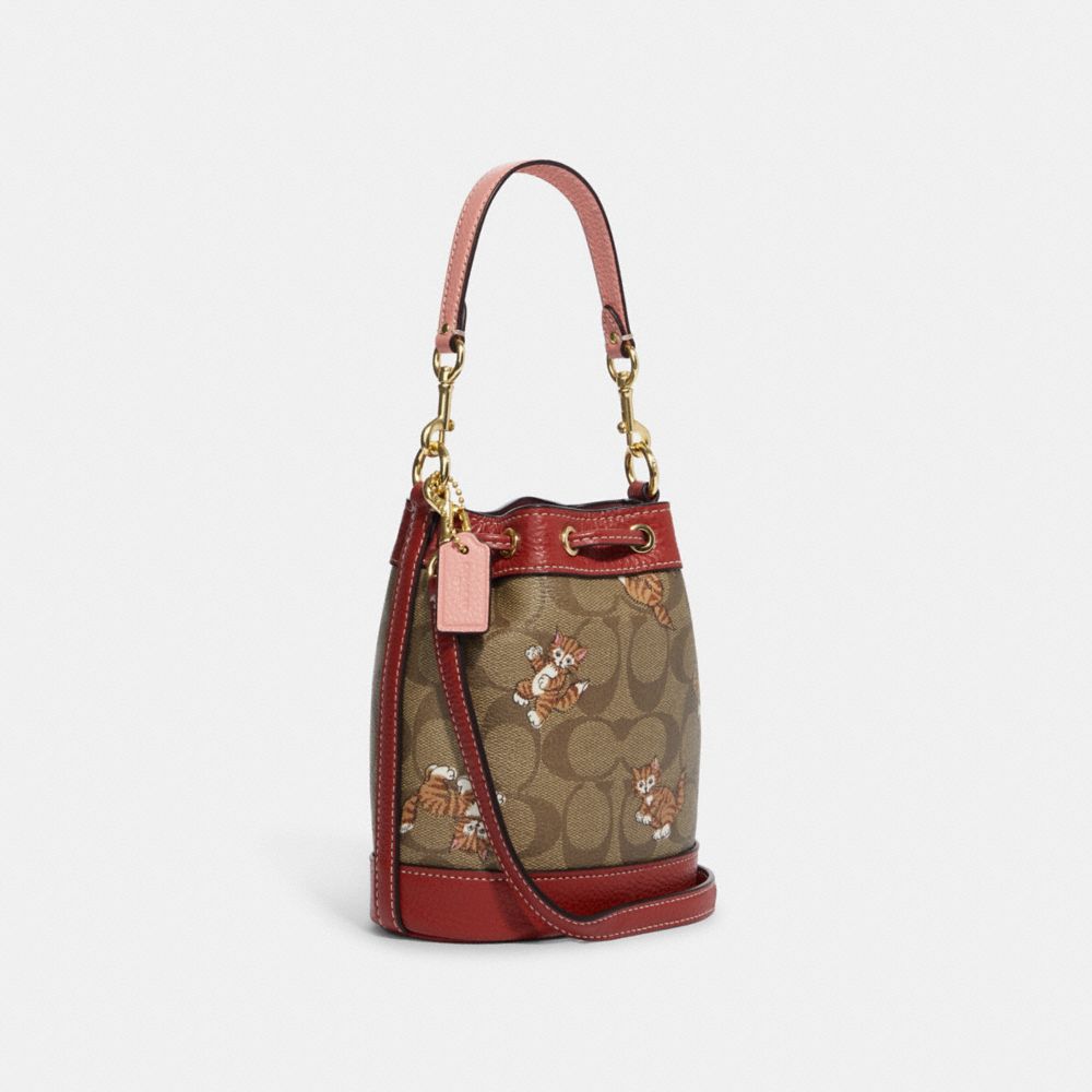 Coach Nolita 19 in Signature Canvas with Dancing Kitten Print