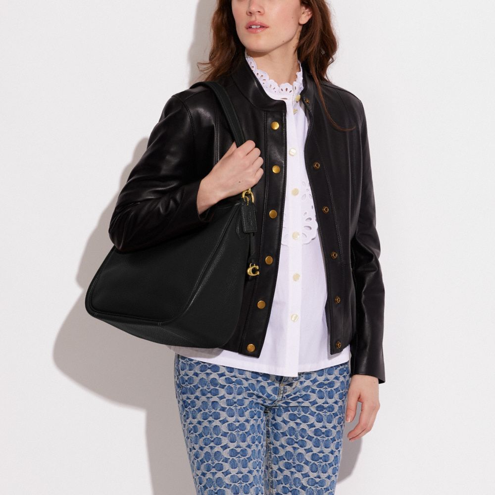 【Coach】Cary Shoulder Bag ショルダーバッグ ◆国内発送◆ COACH Soft Pebble Leather Cary Shoulder Bag, Black, One Size
