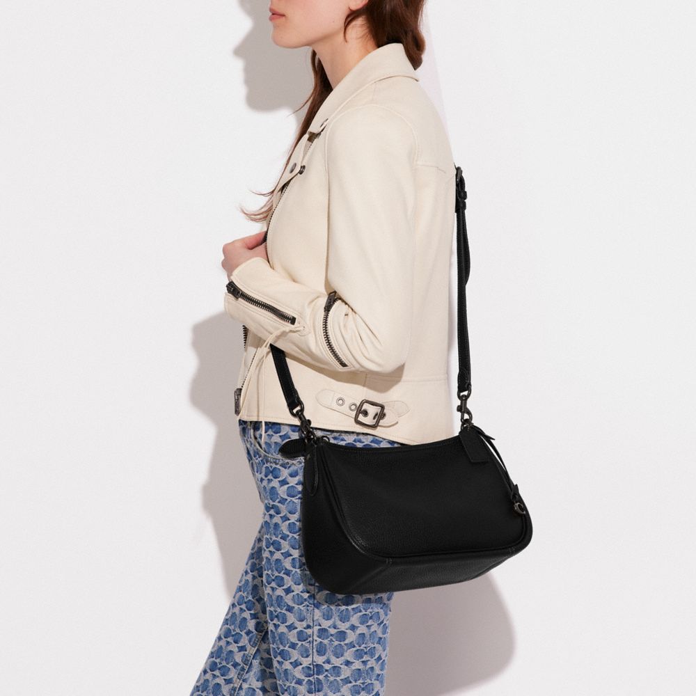 Pebble Leather Crossbody Bags COACH