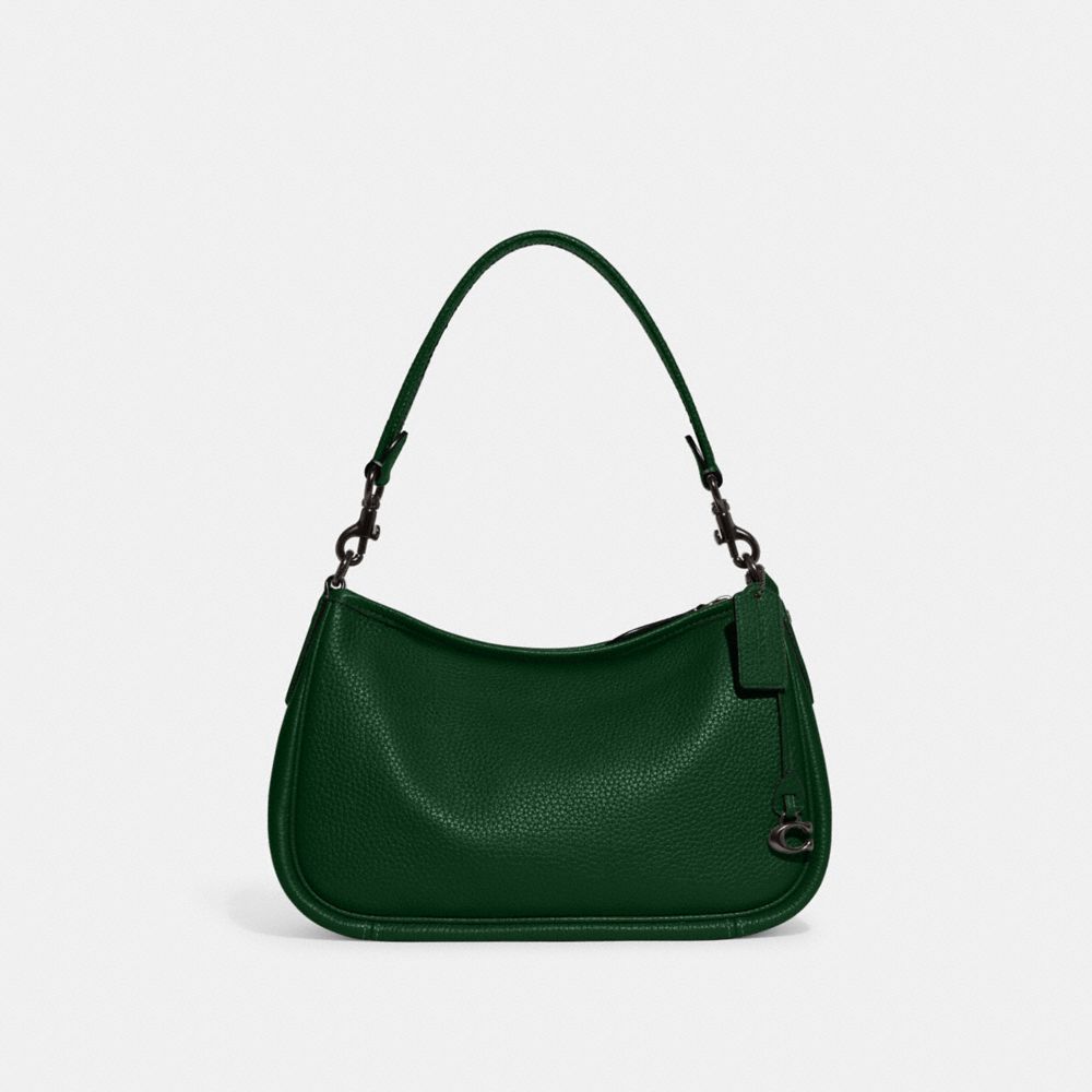 COACH®,Cary Crossbody Bag,Leather,Hobo,Logo,Metal,Casual,,Front View