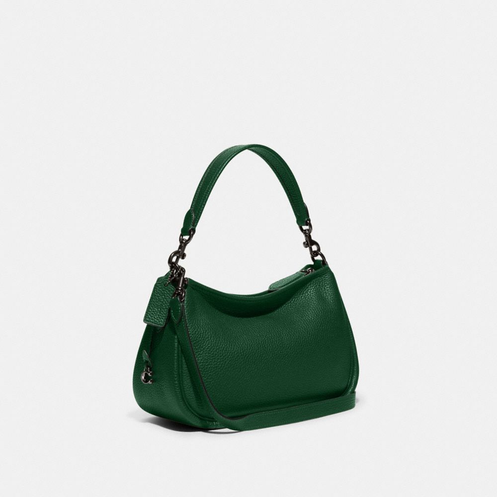 COACH®,Cary Crossbody Bag,Leather,Hobo,Logo,Metal,Casual,,Angle View