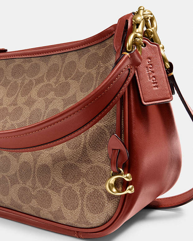 THE BAG REVIEW: COACH CARY CROSSBODY IN SIGNATURE CANVAS & DEEP BERRY, WHAT FITS