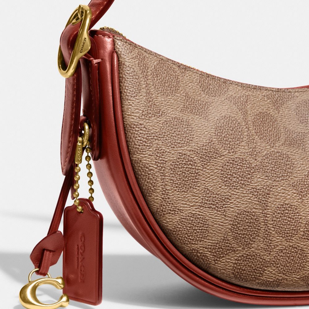 COACH® | Luna Shoulder Bag In Signature Canvas