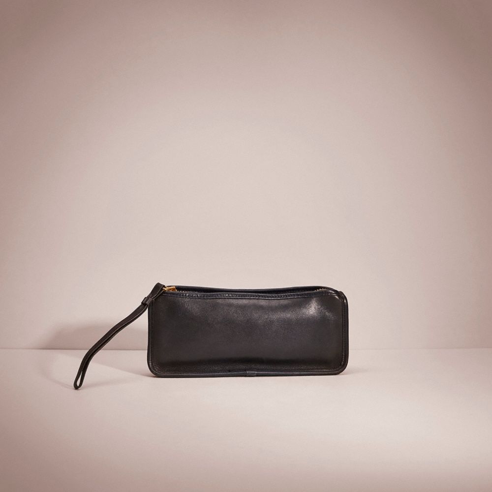 Vintage Slim Leather Clutch