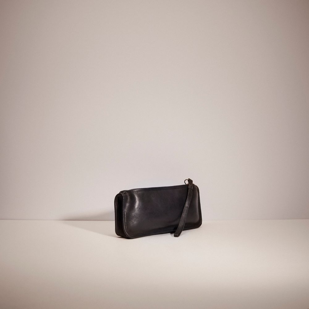 Vintage Slim Leather Clutch